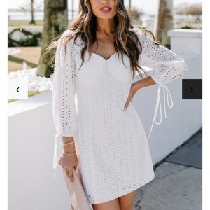Vici Never Ending Summer Eyelet Dress NWT